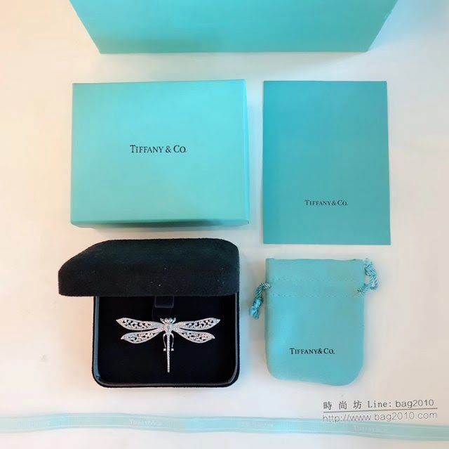 Tiffany飾品 蒂芙尼女士專櫃爆款高級珠寶系列鑽石蜻蜓胸針 Tiffany蜻蜓胸花  zgt1675
